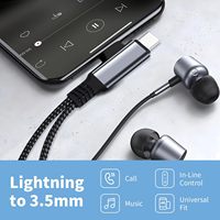 USB C auf 3,5mm Kopfhörer-und Lade adapter, 2 in 1 USB C auf Aux Audio-Buchse mit PD 60W Schnelllade-Dongle-Kabel