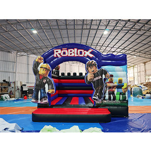 Castillo Inflable <span class=keywords><strong>Roblox</strong></span> <span class=keywords><strong>de</strong></span> Grado Comercial, Cama Elástica para Niños, Casa <span class=keywords><strong>de</strong></span> Brinco con Temática <span class=keywords><strong>Roblox</strong></span> para Exteriores con Soplador para Alquiler en Fiestas - Product Image 1