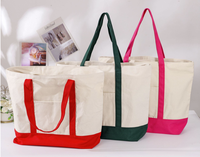 Sacs fourre-tout en toile de coton blancs, promotionnels, personnalisables avec logo sérigraphié, réutilisables, vente en gros à prix abordable