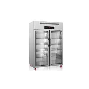 ثلاجة وفريزر تجاري عمودي للمطاعم والمطابخ من الفولاذ المقاوم للصدأ بسعة 930 لتر - Product Image 4