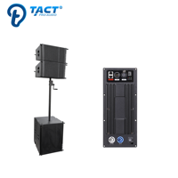 Sistema de matriz de línea Mini, altavoces alimentados por pa, sistema de sonido profesional para Iglesia