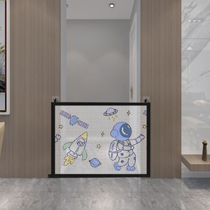 Red de protección infantil para interiores sin perforaciones, barandilla para escaleras, red de aislamiento para bebés, recinto para mascotas, puerta de seguridad para bebés - Product Image 4