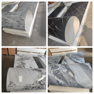 Hoja de mármol Pvc Uv Paneles de pared Baño China Madera Decorativa Interior Mercado de Puerto Rico Impresión digital 3D - Product Image 2