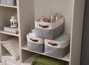 Large Foldable Storage Bin Collapsible Sturdy Cationic Fabric Storage <strong>Basket</strong> <strong>Cube</strong> <strong>With</strong> Handles - Product Image 6