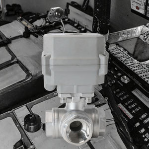 Válvula de Bola Eléctrica de Acero Inoxidable de 3 Vías DN25 de 1'' 12-24VDC y 24VAC 110-230VAC OEM con 1 Año de Garantía - Product Image 3