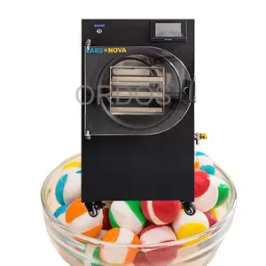 Mini máquina liofilizadora de uso doméstico, capacidad de 4-13 libras con 3 o 4 bandejas para Carambar Ginseng, equipo de servicio de productos de azúcar - Product Image 1