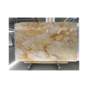Brazil Yellow Quartzite Slab Translucent Polished Crystal Gold Natural <strong>Stone</strong> for Interior Decor - Product Image 1