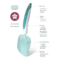 Ensemble d'outils de jardinage pour enfants en 9 pièces avec pelle et râteau à terre en fer, matériau en poudre de fer et caoutchouc PP pour le jardinage