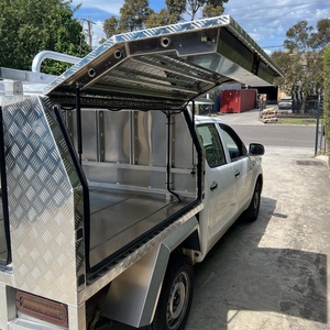 Customized Waterproof Heavy Duty Aluminum Truck Ute Canopy with <b>Tool</b> <b>Boxes</b> and Lockable Features - Product Image 4