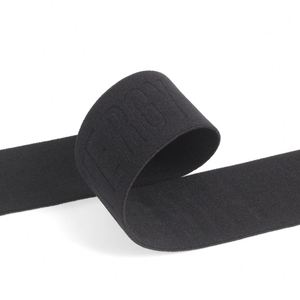 Factory Custom Embossed Logo Elastic Tape Garment Accessories Printed <b>Webbing</b> Bands - Product Image 2