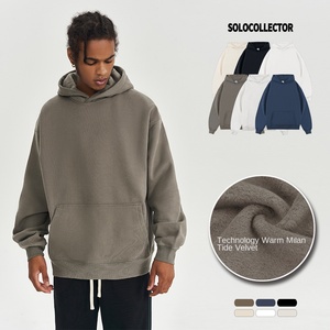 Sudadera con Capucha Simple para Hombre, Sudadera con Capucha para Mujer, Sudadera con Estampado, Sudadera de Algodón - Product Image 1
