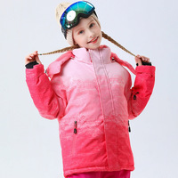 Ensemble de Combinaison de Ski pour Enfants, à Capuche, Garçons et Filles, Épais et Chaud, Imperméable 10 000 mm, Respirant, Anti-UV