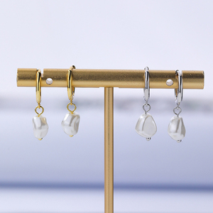 Perhiasan Mewah Perak 925 Berlapis Emas Anting Stud Drop Hoop Anting Gantung Grosir Fashion S925 Set Anting untuk Wanita - Product Image 6