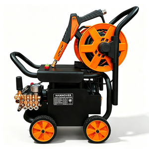 Lavadora de Autos Compacta de Alta Presión, Equipada con Ruedas para Fácil Movilidad HT-22, Alta Potencia de Limpieza, Motor de 4HP - Product Image 5