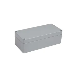 Rugged die casting aluminum watertight electrical cable box with logo customization