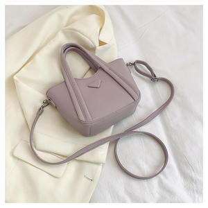 2025 Women's Casual PU Leather Shoulder Messenger Bag Premium Texture Joker Bucket Bag with Open Closure Type Basket Handbag - Product Image 5