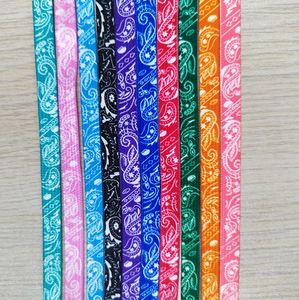 Cordones de poliéster personalizados con impresión plana, multicolor, al por mayor, fabricante de cordones con logotipo personalizado - Product Image 2