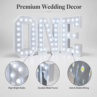 Lettres lumineuses LED 3D personnalisées de 1,2 m en acrylique pour mariages, bureaux, bâtiments, commerces, hôpitaux, voitures et usage extérieur