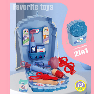 AJB Juego de Juguetes de Doctor 2 en 1, Bolsa de Hombro, Juego Educativo de Roles, Juguetes de Plástico para Niños - Product Image 1