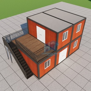 Resistente alle intemperie 2 piani 40ft & 20ft costruzione modulare casa contenitore per esterni per pannello Sandwich residenziale - Product Image 6