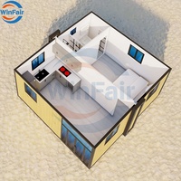 WinFair Préfabriqué Portable Module Préfabriqué Modulaire Extensible Conteneur Maison Villa 20Ft Préfabriqué Expédition Petite Maison