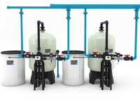 Machine d'osmose inverse de l'eau 500 L/H, filtre à eau du robinet, purificateur industriel, traitement de l'eau, adoucisseur d'eau, système de filtration au sable et au charbon