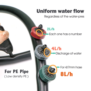 Système d'irrigation goutte à goutte populaire 2L <span class=keywords><strong>4L</strong></span> 8L émetteur d'eau de <span class=keywords><strong>goutteur</strong></span> de compensation de pression autonettoyant - Product Image 3