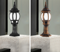 Lampadaire de jardin extérieur étanche IP44, homologué CE ROHS, pour portail et éclairage de jardin