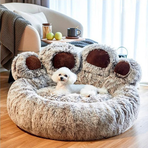 Cuccia Morbida a Forma di Zampa d'Orso per Cani, Calda per l'Inverno, Cuccia per Gatti per Tutte le Stagioni, Tappetino Letto Divano per Cani e Gatti di Taglia Media e Grande - Product Image 4