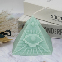 Großhandel Custom Aroma DIY Form Pyramide geformte Duft Craft Kerze