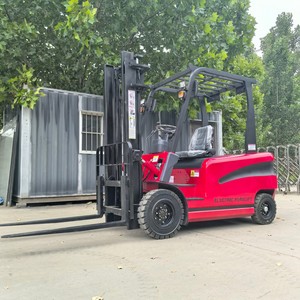 Montacargas Eléctrico 4x4 Resistente CPD20, Capacidad de Carga de 2 Toneladas, Alturas de Mástil de 3-4.5m, Batería de Plomo-Ácido, Fabricación China - Product Image 1
