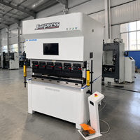 Prensa Plegadora CNC de 45 Toneladas, Doble Servo, Eléctrica, Longitud de Plegado de 1250 mm, con Cortina de Luz, Máquina para Chapa Metálica