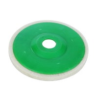 Disque de feutre rond en laine de 4 pouces, disque en laine, tampon de meulage en laine, pour meuleuse d'angle de 100 mm, trou central de 16 mm