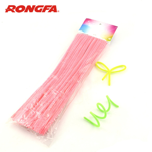 6mm X 30cm Colorful DIY Children Education Toy Chenille Stem Pipe Cleaners/craft Jumbo Loopy Chenille Stem