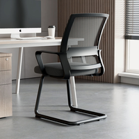 Chaise de bureau moderne et confortable avec accoudoirs réglables et siège respirant, dossier ergonomique en maille pour les étudiants, utilisation à domicile ou au bureau