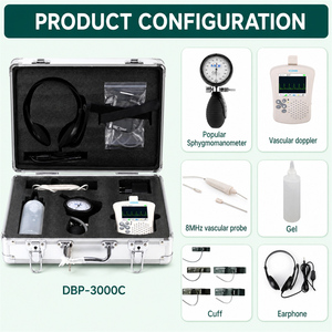 Equipos Médicos, Equipos Fetales, Sistema de Presión Arterial Doppler, <span class=keywords><strong>Detector</strong></span> de Flujo Sanguíneo para Uso Veterinario - Product Image 4