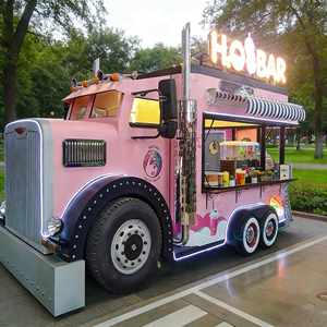 電気式屋台車、フライヤー、電気駆動、移動式フードカート、そして完全な厨房設備を備えています。 - Product Image 1