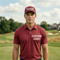 Servicio Integral de Gorras y Camisetas de Golf con Cuello Alto, Polos Lisos al por Mayor, Personalizados, Cómodos, Camiseta Polo Personalizada para Hombre