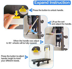รถเข็นขนย้าย150kgs ดีไซน์พิเศษดีไซน์ใหม่ - Product Image 6