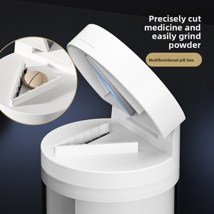<span class=keywords><strong>Pilulier</strong></span> <span class=keywords><strong>électronique</strong></span> chinois multifonctionnel avec rappel de médicaments pour seniors, compact, portable, à compartiments divisés pour le rangement des pilules - Product Image 3