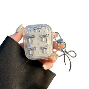 Glue Glitter Bow Chain Adecuado para airpods4/3 Funda protectora para auriculares 2PRO <span class=keywords><strong>Segunda</strong></span> y tercera generación Nuevas mujeres - Product Image 1