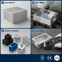 Pièces usinées CNC sur mesure de haute précision en aluminium 6061/7075, service de fraisage et de tournage pour composants aérospatiaux et médicaux