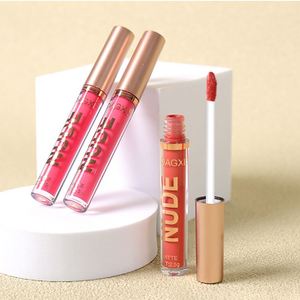 Rouge à lèvres liquide mat nude, 6 couleurs disponibles, imperméable, longue tenue, avec emballage en boîte colorée - Product Image 3