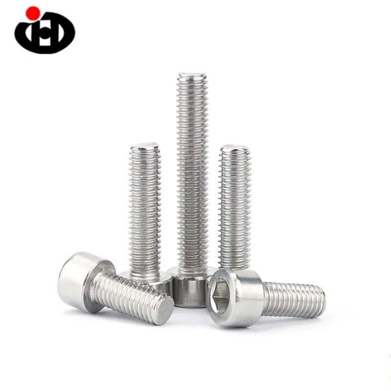 High Quality Stainless Steel Screws DIN912 Hex Socket Head Screws Without Knurling