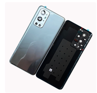 Coque arrière en verre pour téléphone portable OnePlus 9 Pro avec autocollant de lentille de caméra intégré – Boîtier de protection de batterie