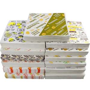 Emballages pour hamburgers en papier enduit de PE de qualité alimentaire, résistants à la graisse, unilatéraux, pour sandwichs et pain, emballage de charcuterie - Product Image 6