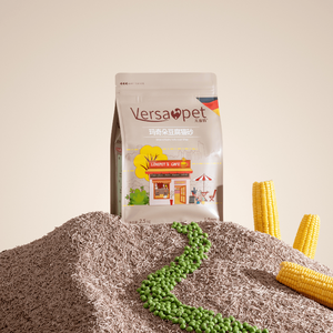Arena para Gatos Versapet de Tofu, 2.5 kg, 6 Bolsas, Caramel Macchiato, Desechable por el Inodoro, Absorción Rápida, Control de Olores Superior - Product Image 2