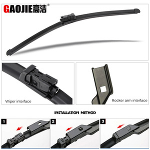 ใบปัดน้ำฝนแบบไร้โครง Gaojie สำหรับรถยนต์ Wuling Hongguang MINI มุมกวาด 180 องศา - Product Image 3