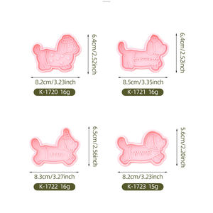 Moule à biscuits en forme de <span class=keywords><strong>chien</strong></span> de lentille de dessin animé pour chiens outil parfait pour la cuisson de friandises pour chiens - Product Image 5