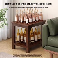 Petite table basse moderne en chêne avec cadre en bois, écologique et durable, avec étagère de rangement inférieure ouverte, pour salon, meubles de maison